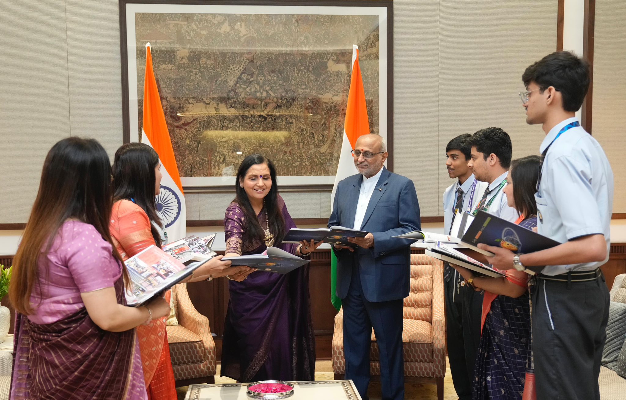 HONOURED AT THE VICE PRESIDENT ENCLAVE