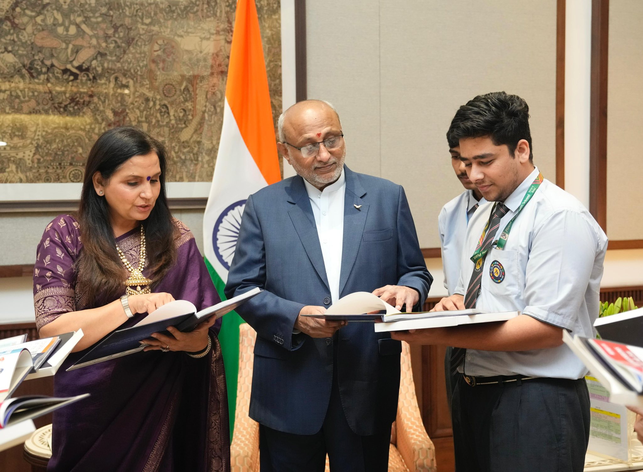 HONOURED AT THE VICE PRESIDENT ENCLAVE