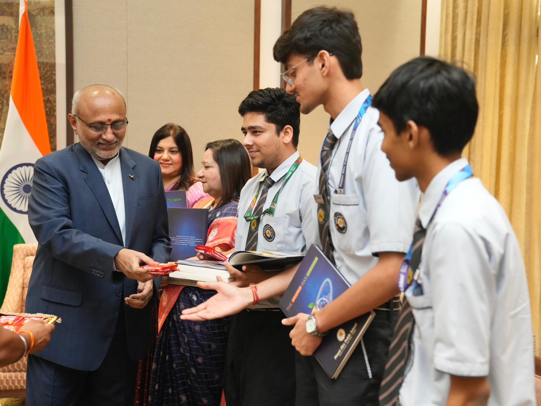 HONOURED AT THE VICE PRESIDENT ENCLAVE