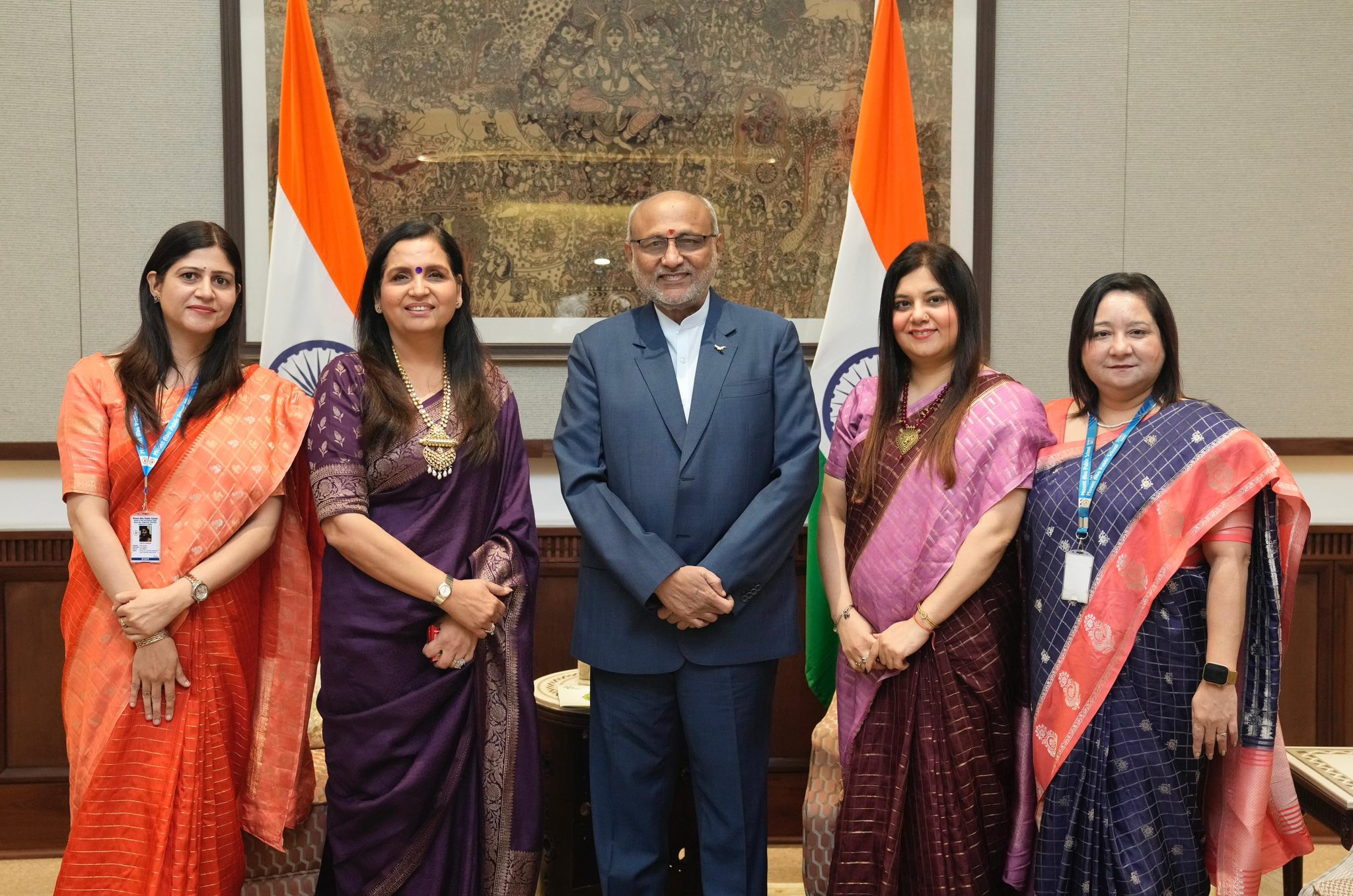 HONOURED AT THE VICE PRESIDENT ENCLAVE