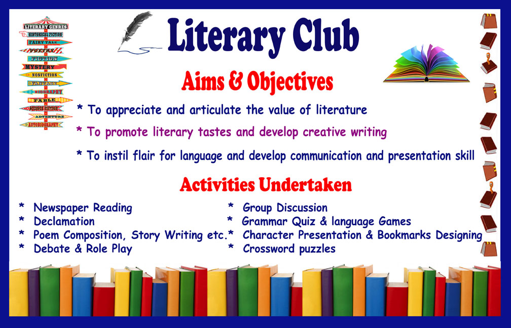 English Literary Club Activities In Schools